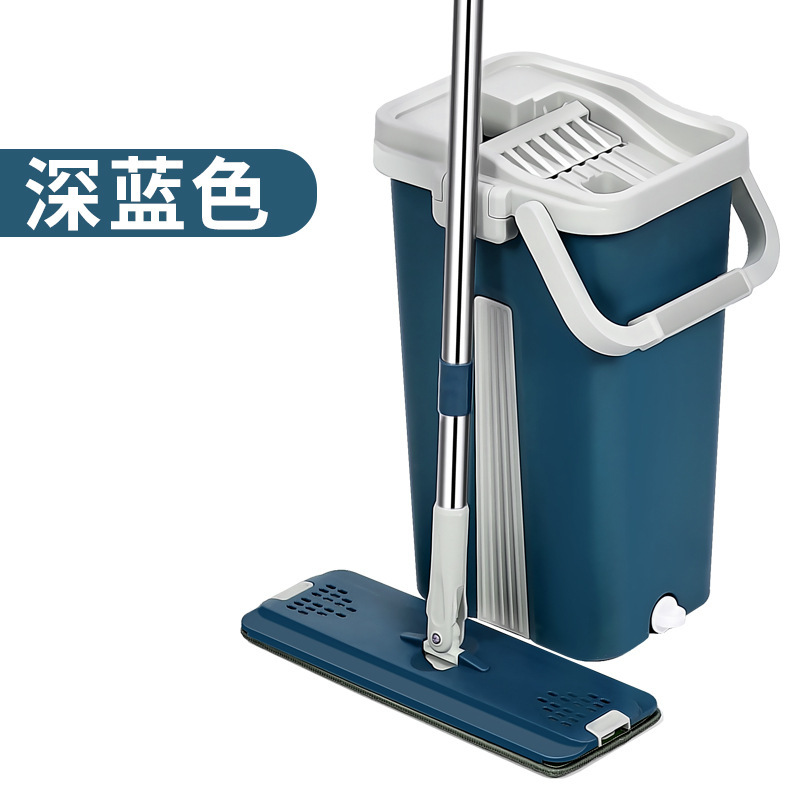 Mop scraper free hand washing lazy family dry and wet separate flat mop mop head sticky mop suction mop thumbnail