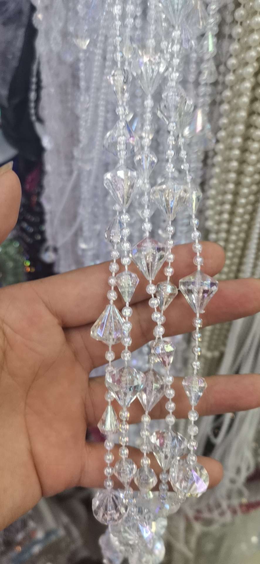 钻角链条珠链服装辅料饰品