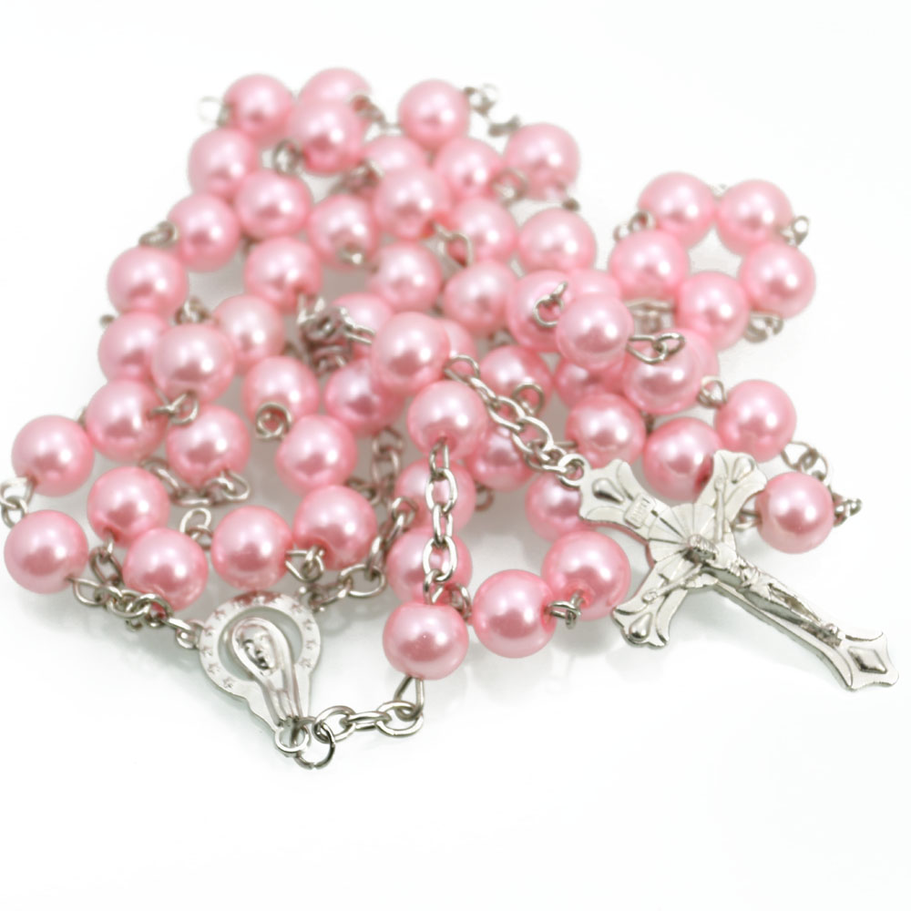 Rosary Beads Cross Necklace, wholesale of cross jewelry undefined