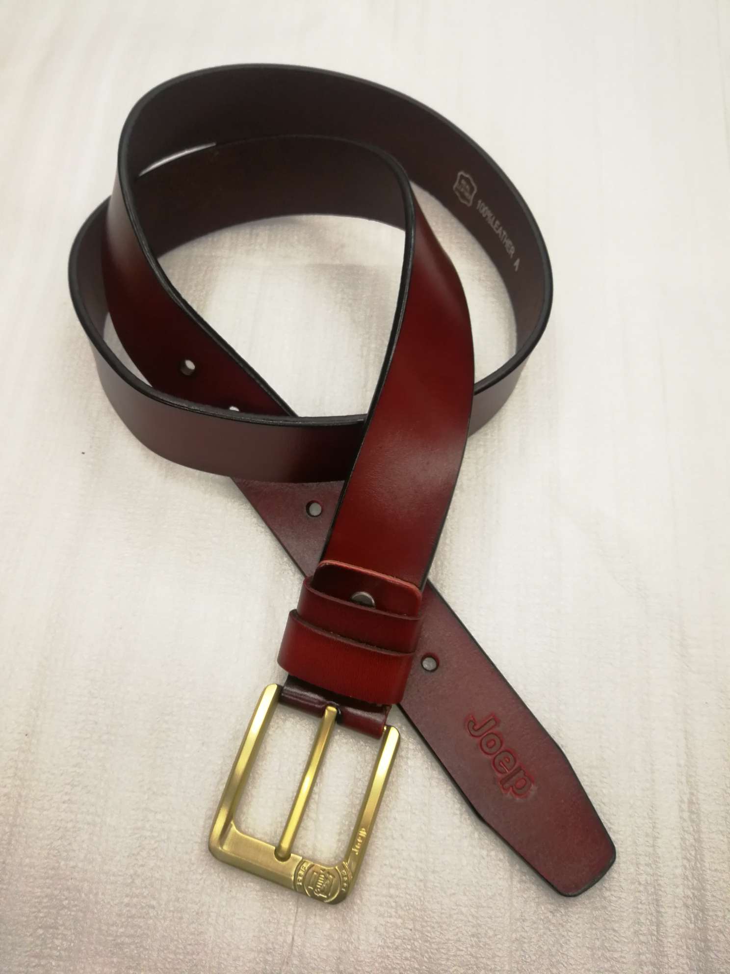 义乌好皮带AB0092韩版潮流牛皮针扣休闲时尚男士腰带厂家直销供应内销外贸详情图4