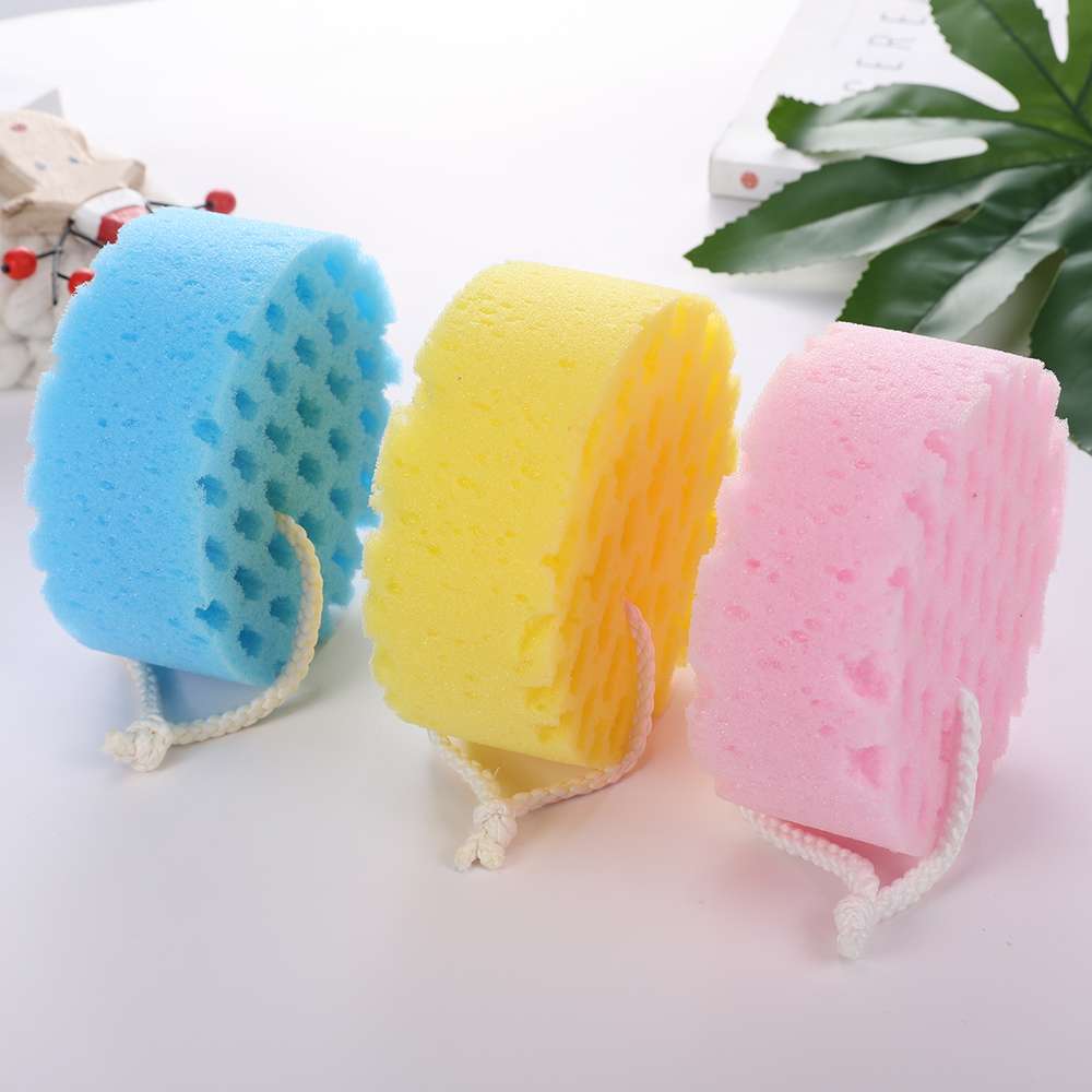 3 sets of small monochrome round cake bath sponge bath ware thumbnail