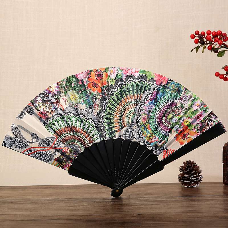 珍珠平板扇舞蹈扇咏春扇网红扇子古风汉服扇子详情图5