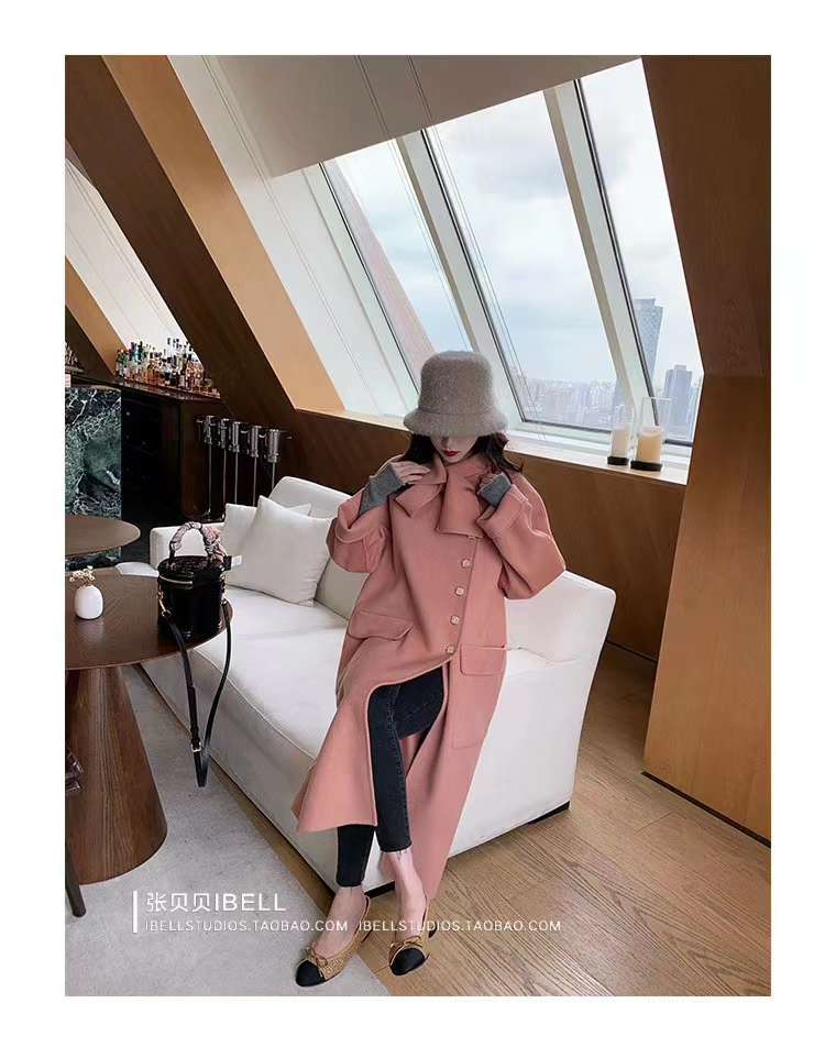 女式羊绒衫实物图
