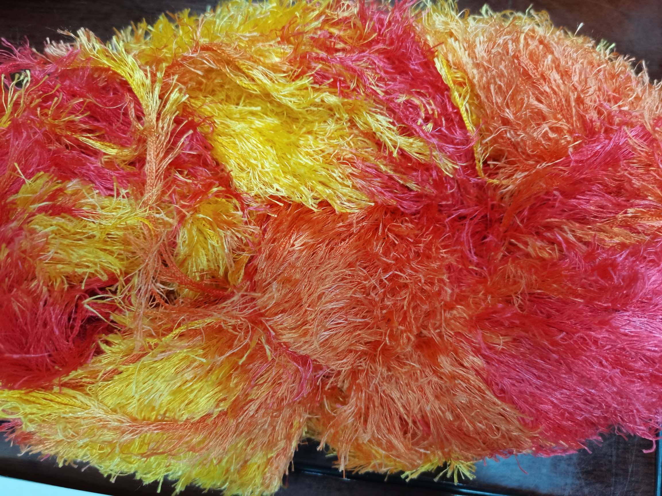 Seven centimeters of fluffy hair