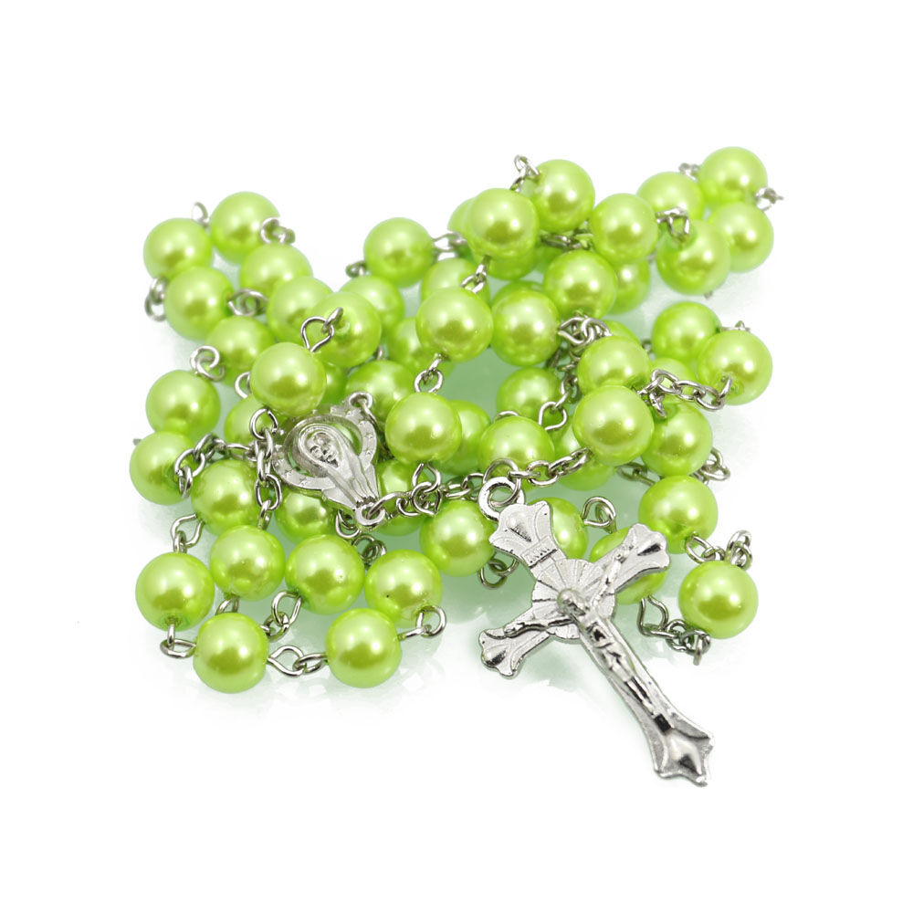 Rosary Beads Cross Necklace, wholesale of cross jewelry Application Scenario