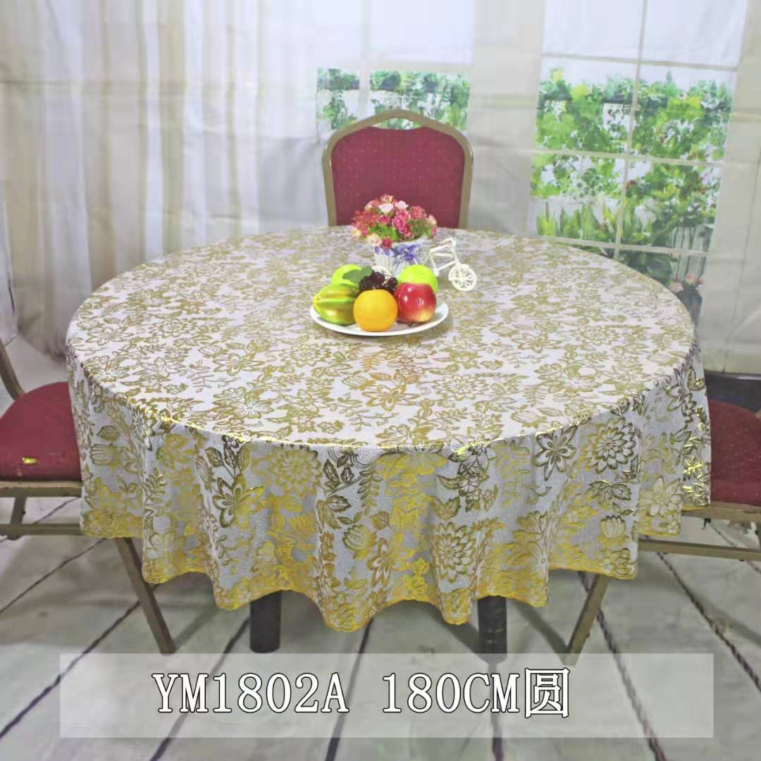 Lace Hot Gold And Silver Tablecloth Hot Gold Tablecloth Hot Silver Tablecloth Large Round Table full figure