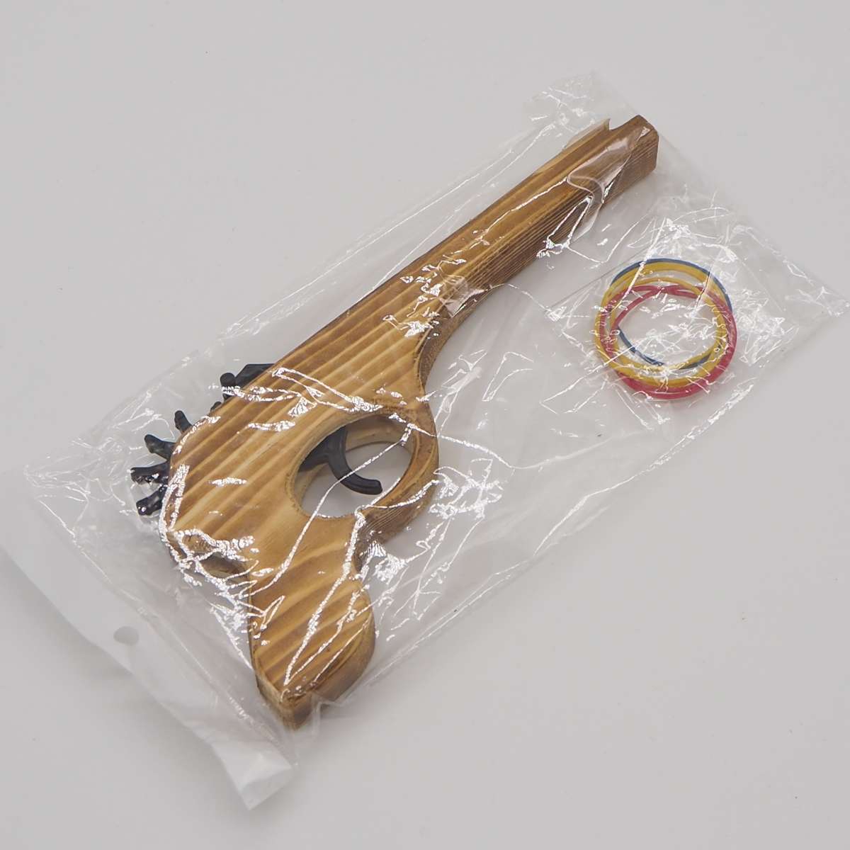 Factory direct sales of rubber band wooden guns, wooden toys, rubber ring hand wooden guns, new No. 3 rubber band gun details Picture