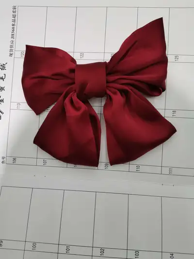 Bow Instagram Red Hair Band Hair Accessories Hair Band Head Tie South Korea Instagram Simple Rubber Band Drop Hair Rope Hair Accessories For Women