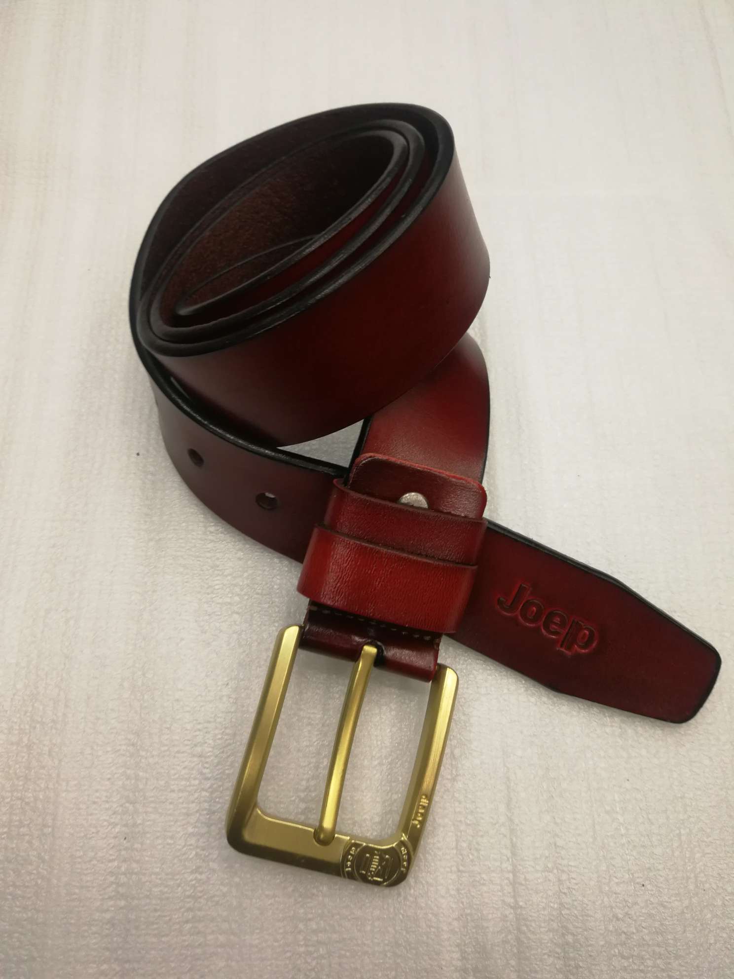 义乌好皮带AB0092韩版潮流牛皮针扣休闲时尚男士腰带厂家直销供应内销外贸详情图5