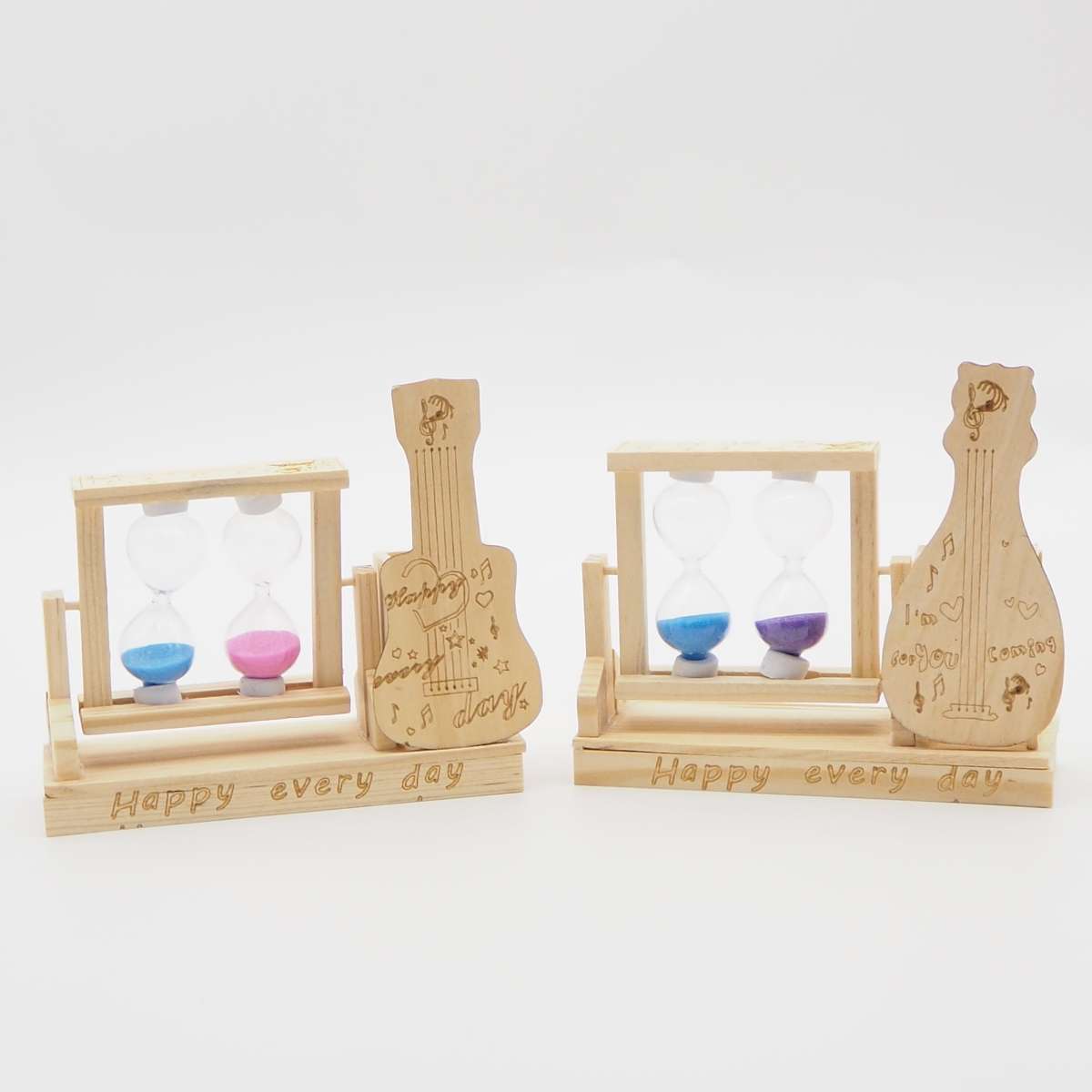 Wooden craft hourglass violin details Picture