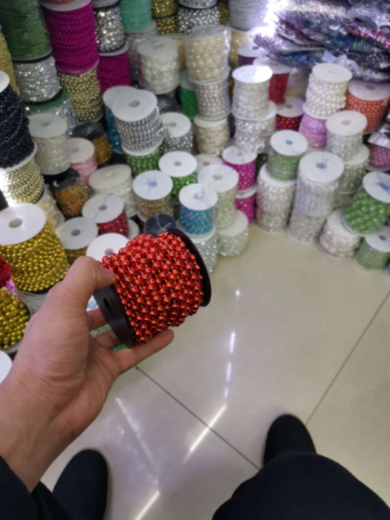 珍珠色 珠链/线钻 卫星石/饰品配件产品图