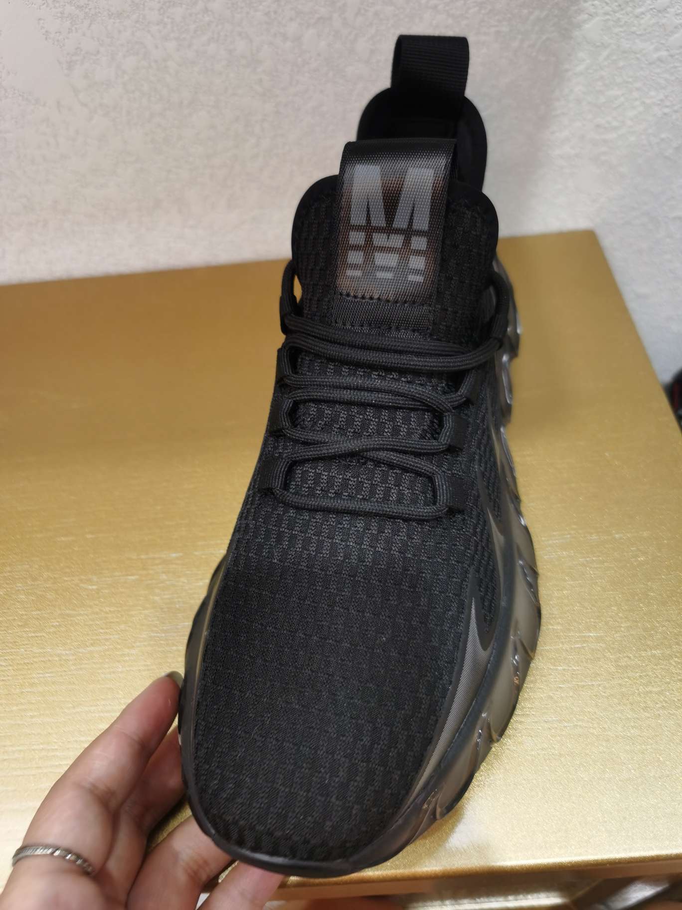 Summer Fly Woven Sports Shoes 2023 New Shoes Men's Casual Shoes 110 Fly Woven New Korean Version Of The Trend Running Shoes details Picture