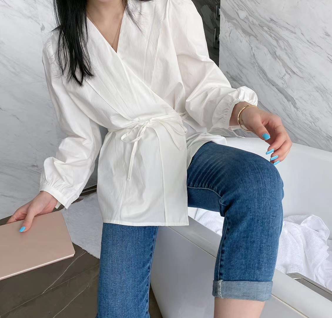 系带衬衫详情图6