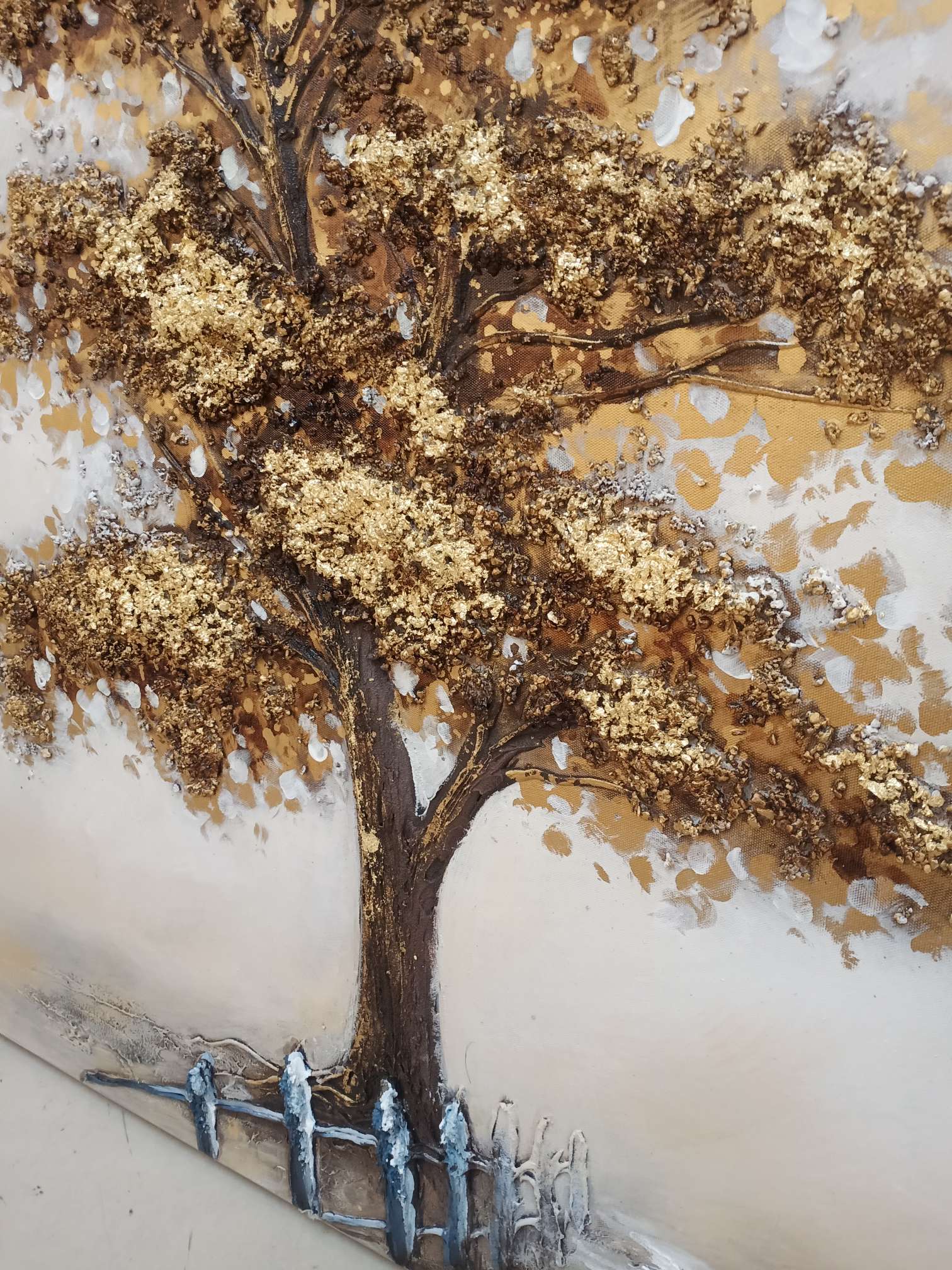 Chin's Oil Painting Cash Tree Living Room And Dining Room Oil Painting Decorative Hanging Painting details Picture