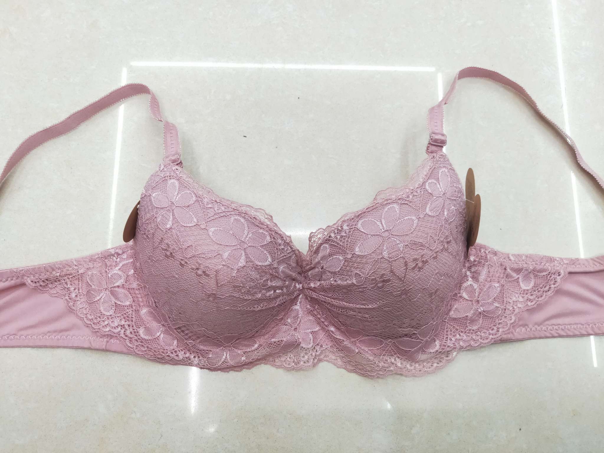 Y022 thin cotton C cup with full lace bra bra details Picture