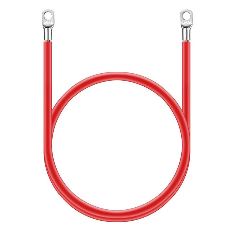 Battery live wire, red and black live wire, copper wire, battery ground wire, 16 square, 50CM cable repair parts