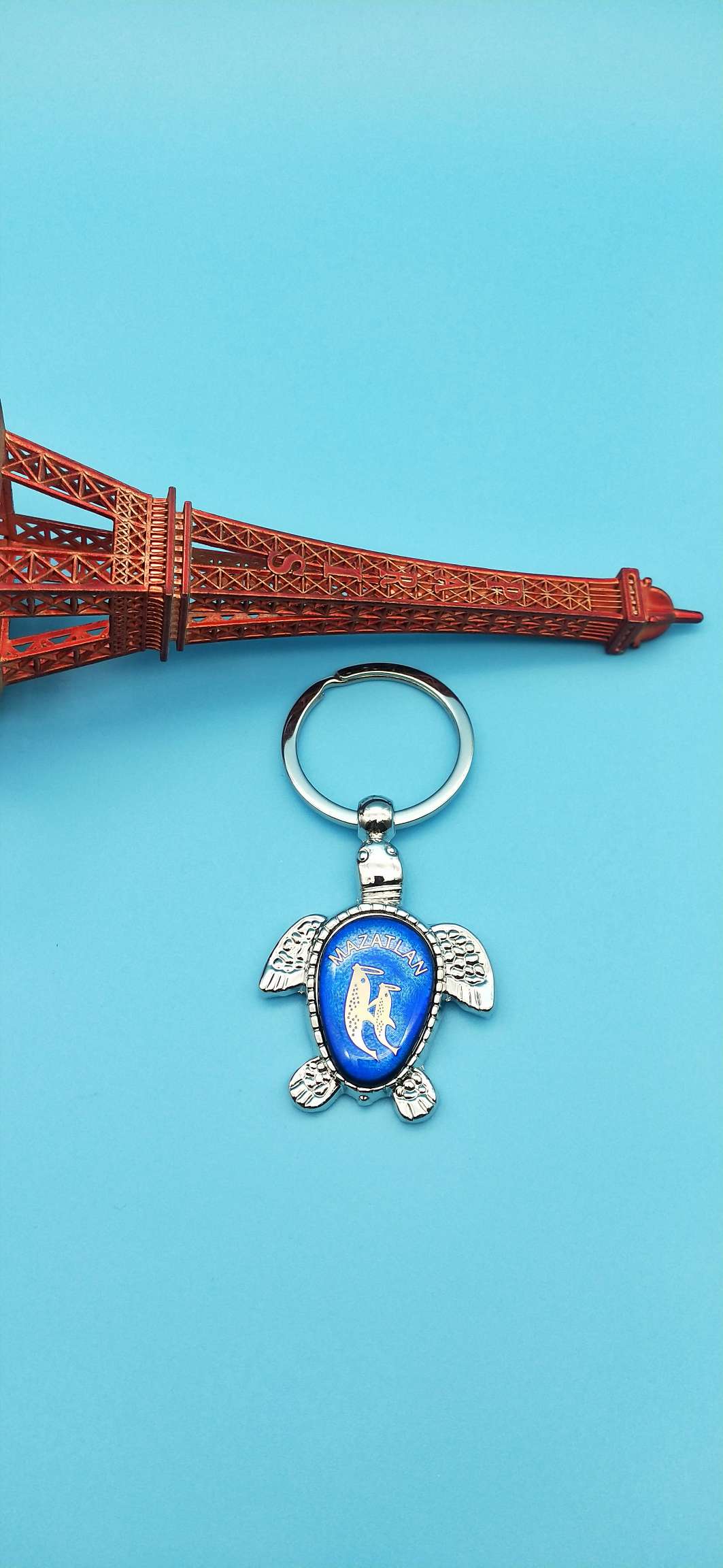 Marine fish-shaped keychain Application Scenario
