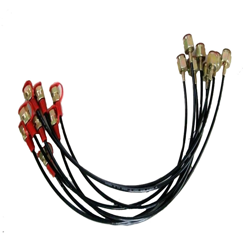 Black nylon resin tube automotive return oil pipe, heat-resistant and pressure-resistant steel wire wound PA hose