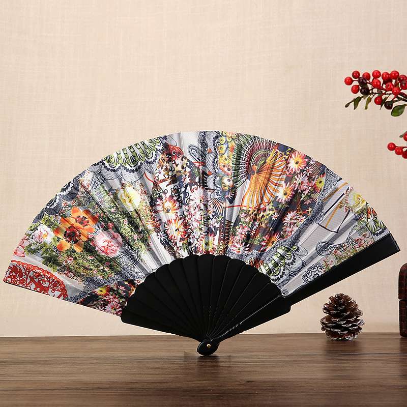 珍珠平板扇舞蹈扇咏春扇网红扇子古风汉服扇子详情图3