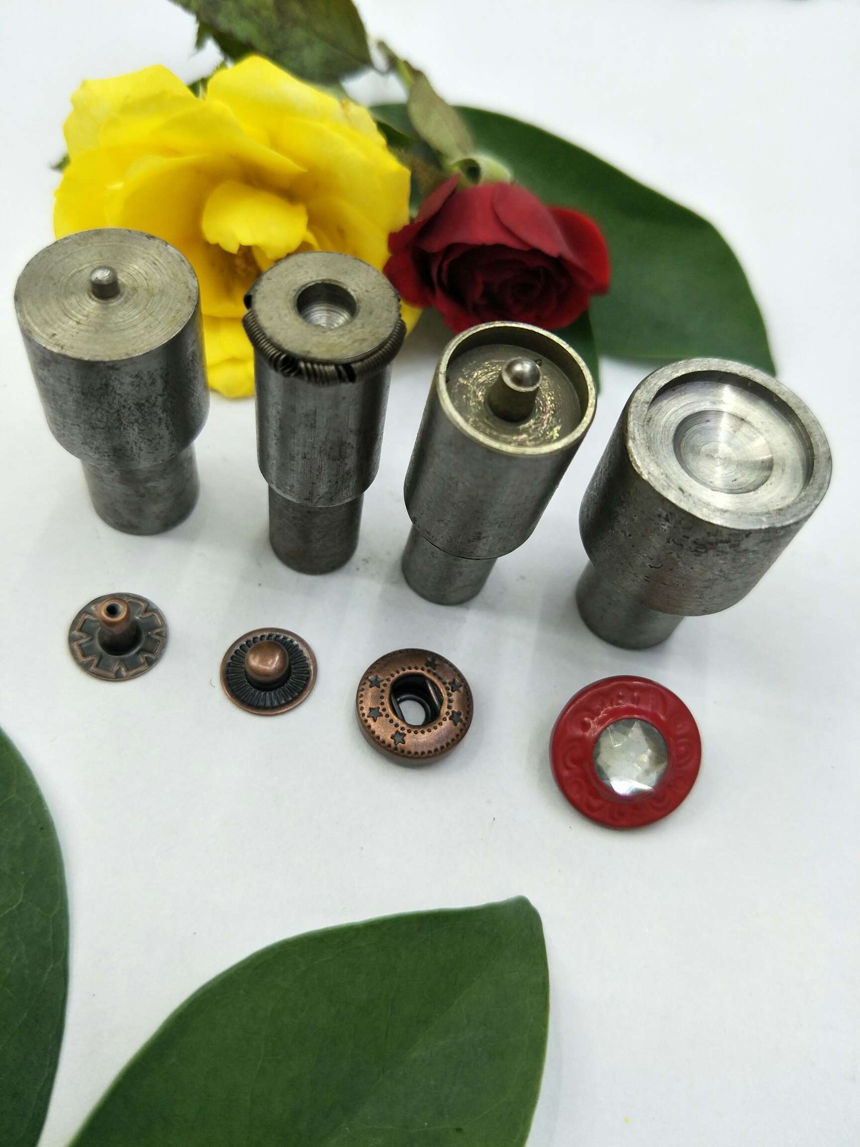 金属纽扣工字扣按扣钮扣四件扣831 633 655型暗扣各类气眼服装辅料模具四合扣633＃手压模