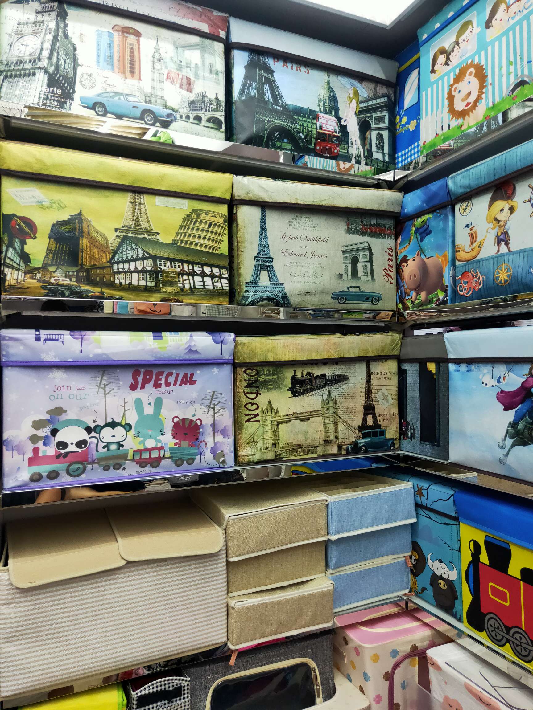 收纳凳、储物凳、收纳桌实物图