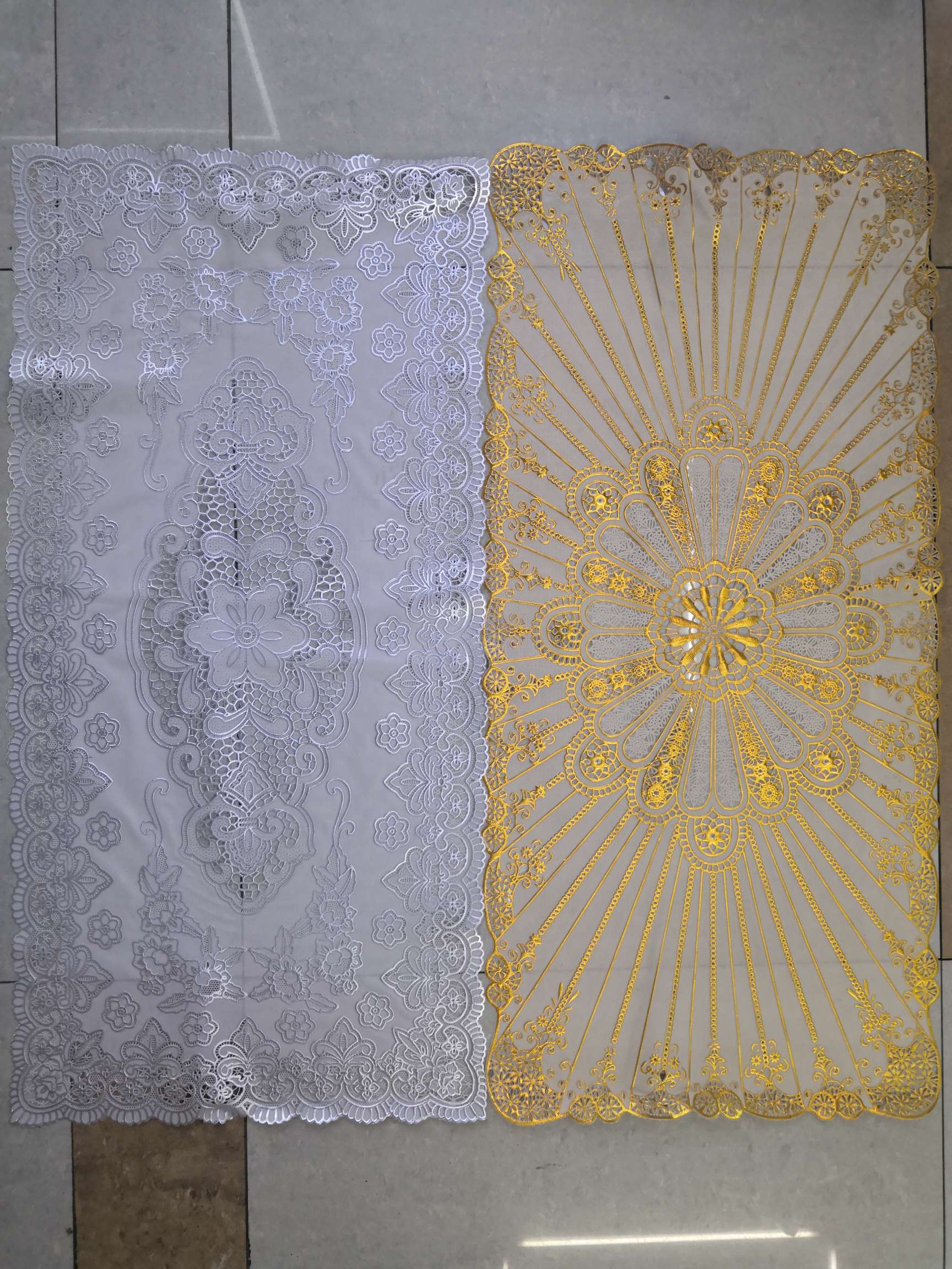 烫金银餐垫40*84cm长方形