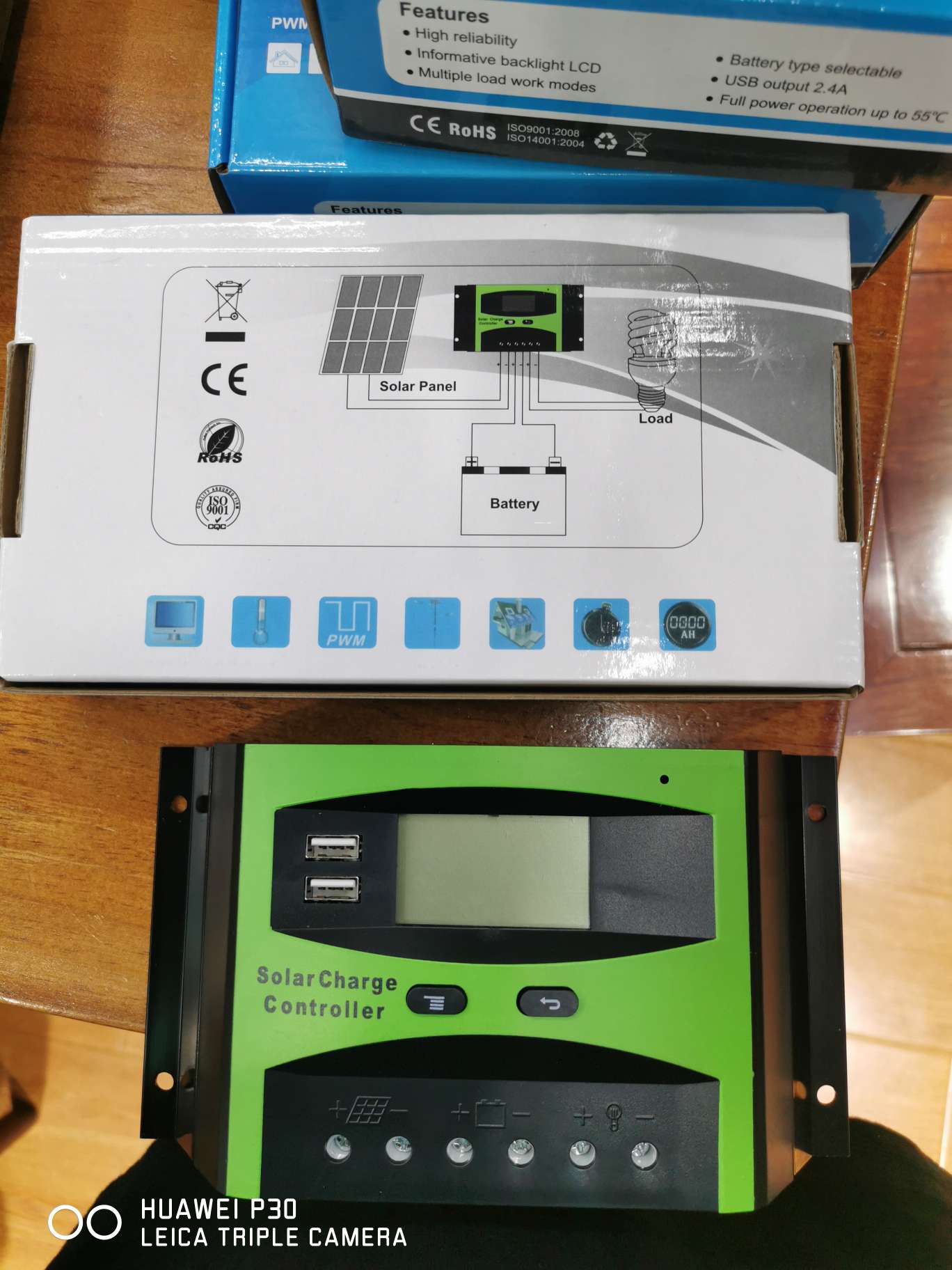 安全电压控制器50A/12V24V自动识别xuanwei绿色USB详情图2
