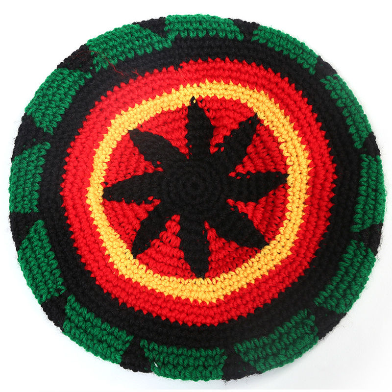 【 Dreadlock Hat 】 Jamaican Reggae Rasta Dreadlock Hat Red Yellow Green Hat Hippie Rock Skateboard Hat details Picture