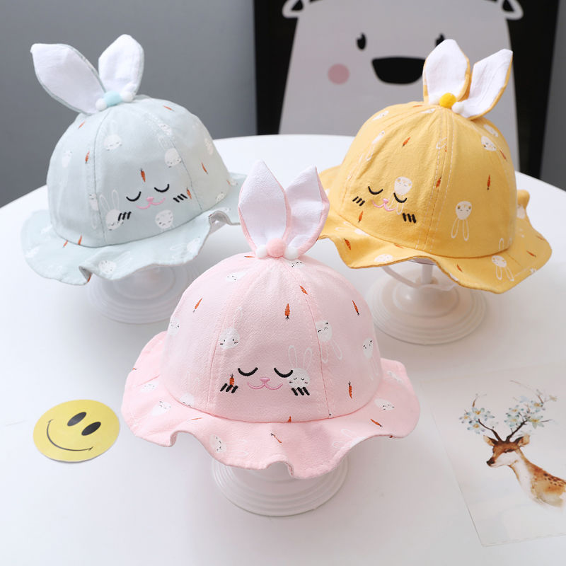 婴儿帽子夏季薄款网红太阳遮阳帽夏天男网眼女宝宝新生儿防晒凉帽产品图