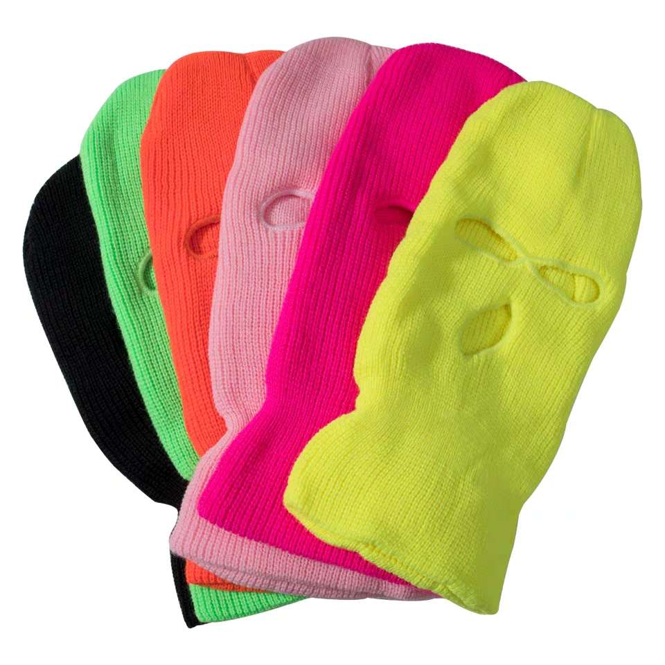 Outdoor anti-cold, anti-wind and anti-terrorist head wearing a pink all-inclusive cycling mask for men and women (customized is welcome) thumbnail