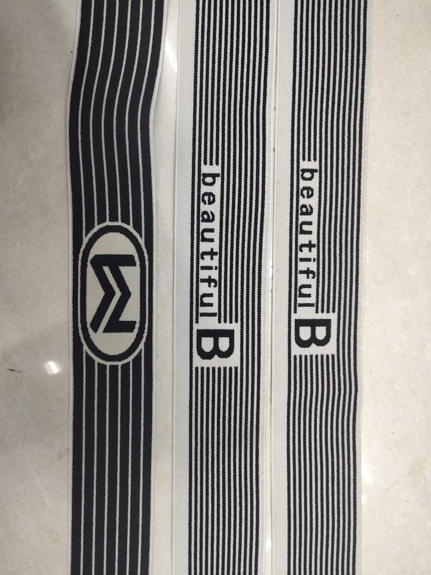 5公分条纹B字母厂家直销