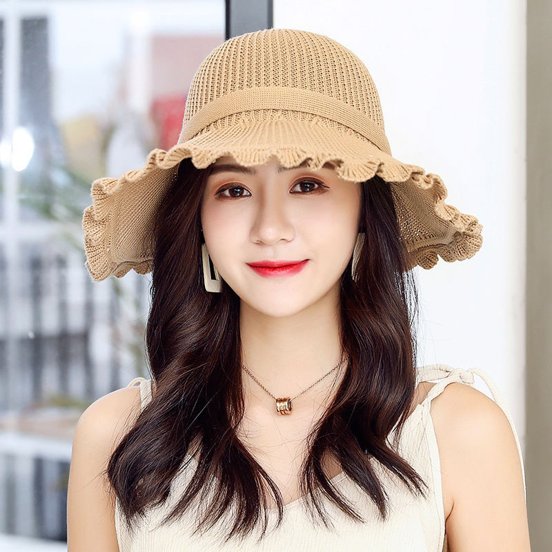 Hat Female Summer Korean Version Of The Tide Sunshade Hat Anti-Uv Face Sunscreen Sun Hat Travel Holiday Hat Specification drawing