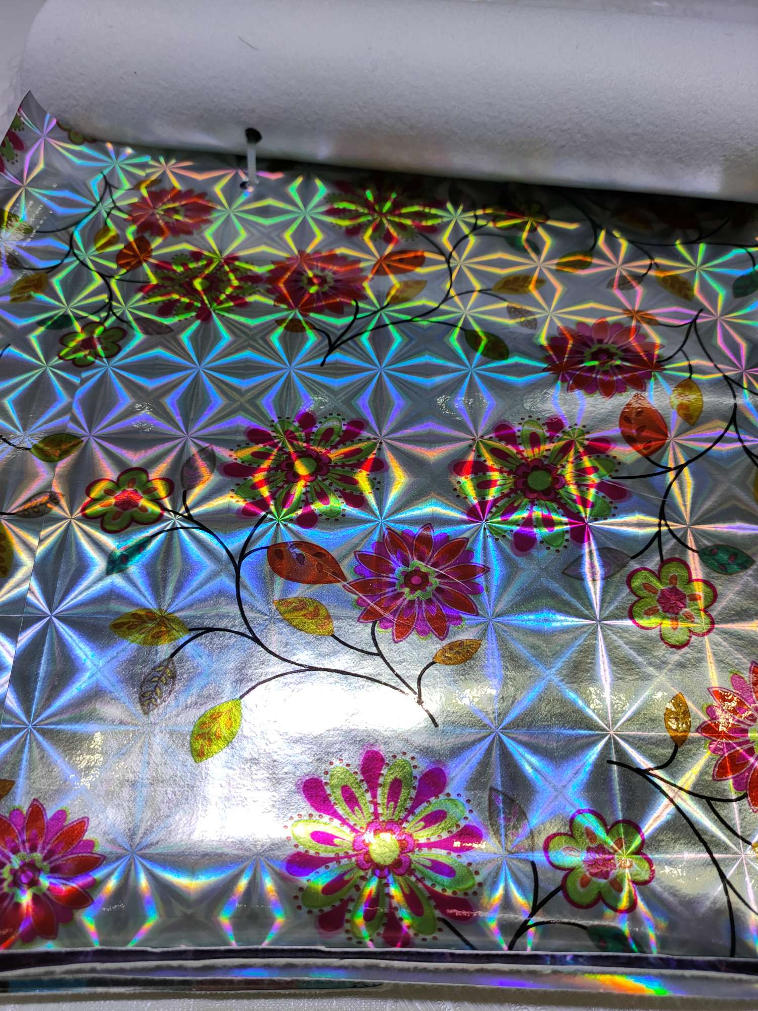 Cat's eye printed leather raw material pattern manufacturer's direct sales in stock