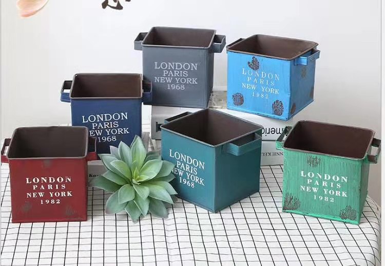 铁艺花架，收纳框，收纳箱，整理盒，百纳箱，收纳凳