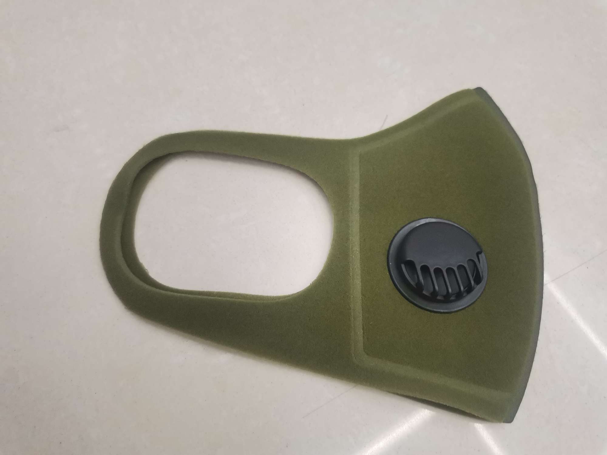 Sponge Mask With Valve [For Foreign Trade] Specification drawing