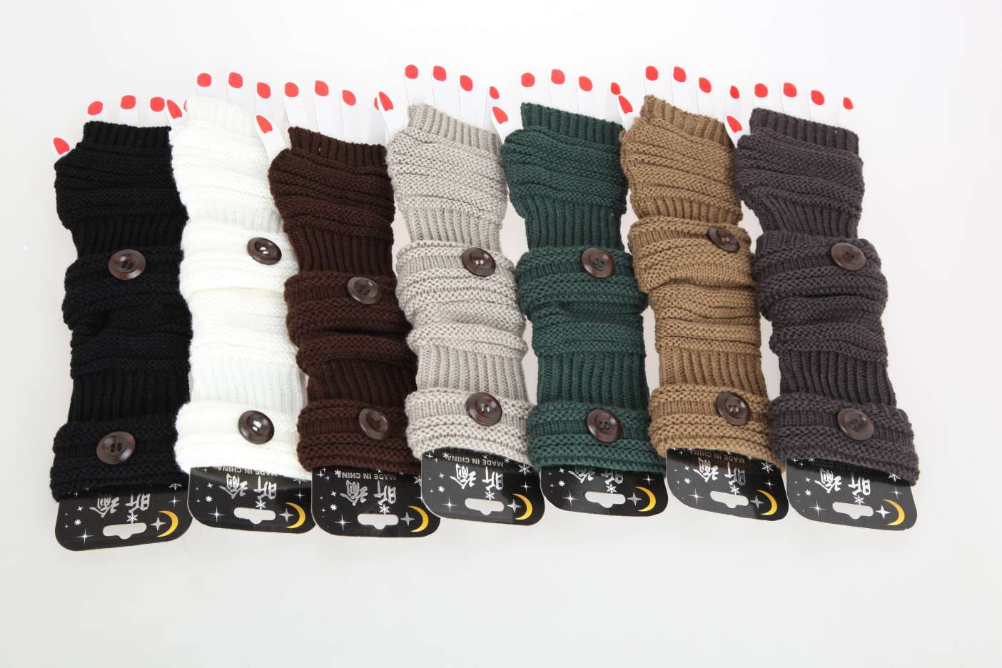 Knitted arm sleeves made of wool for autumn and winter
