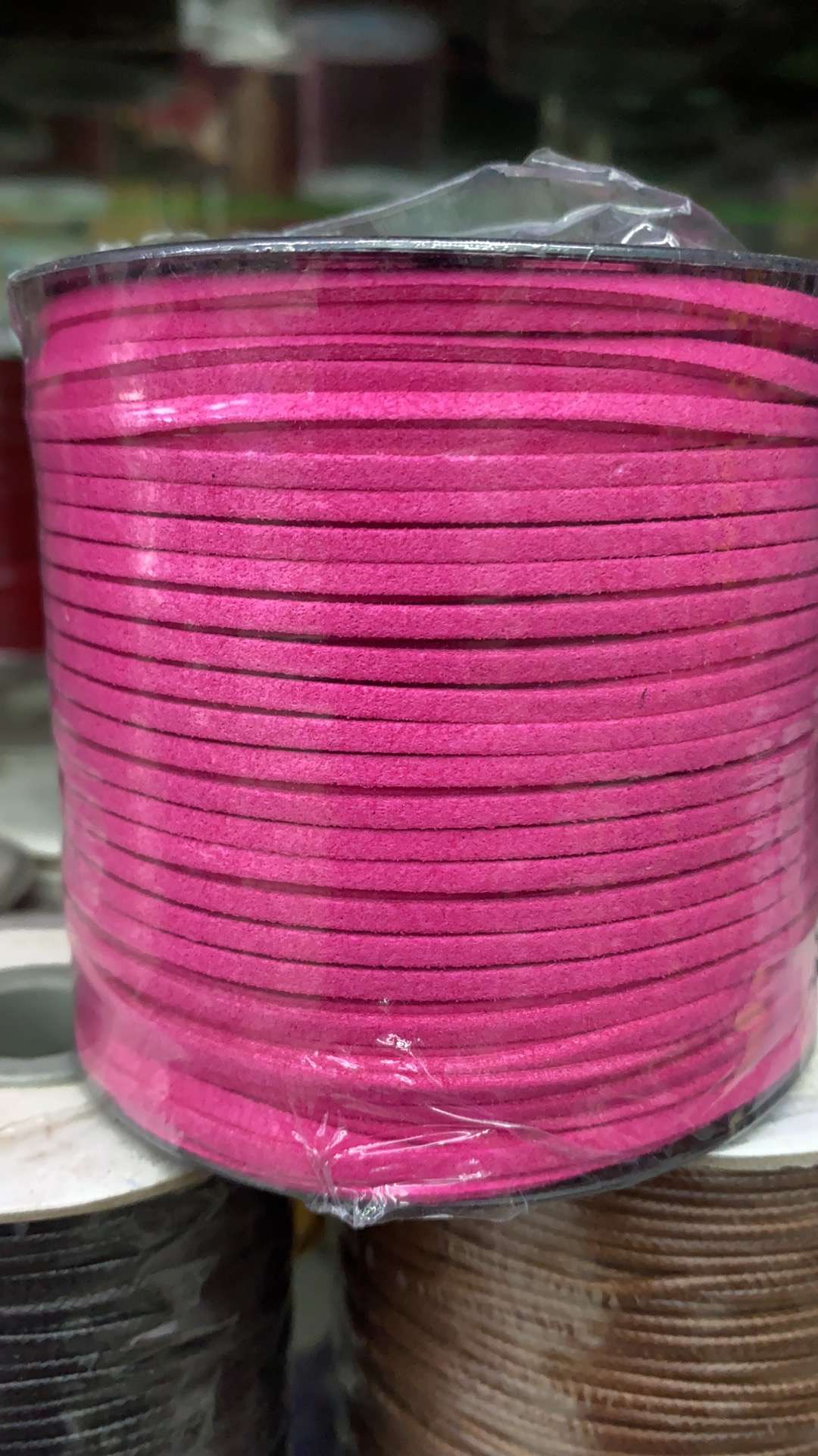 3*1.4韩国绒玫红色