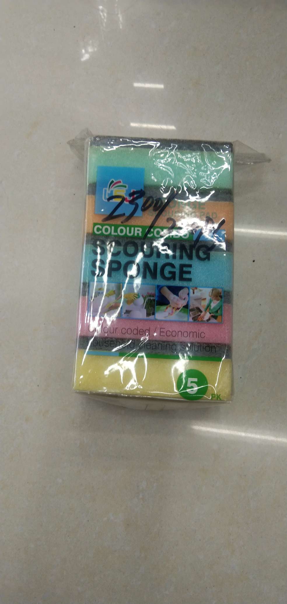 Sponge Cloth Color 5Ps details Picture
