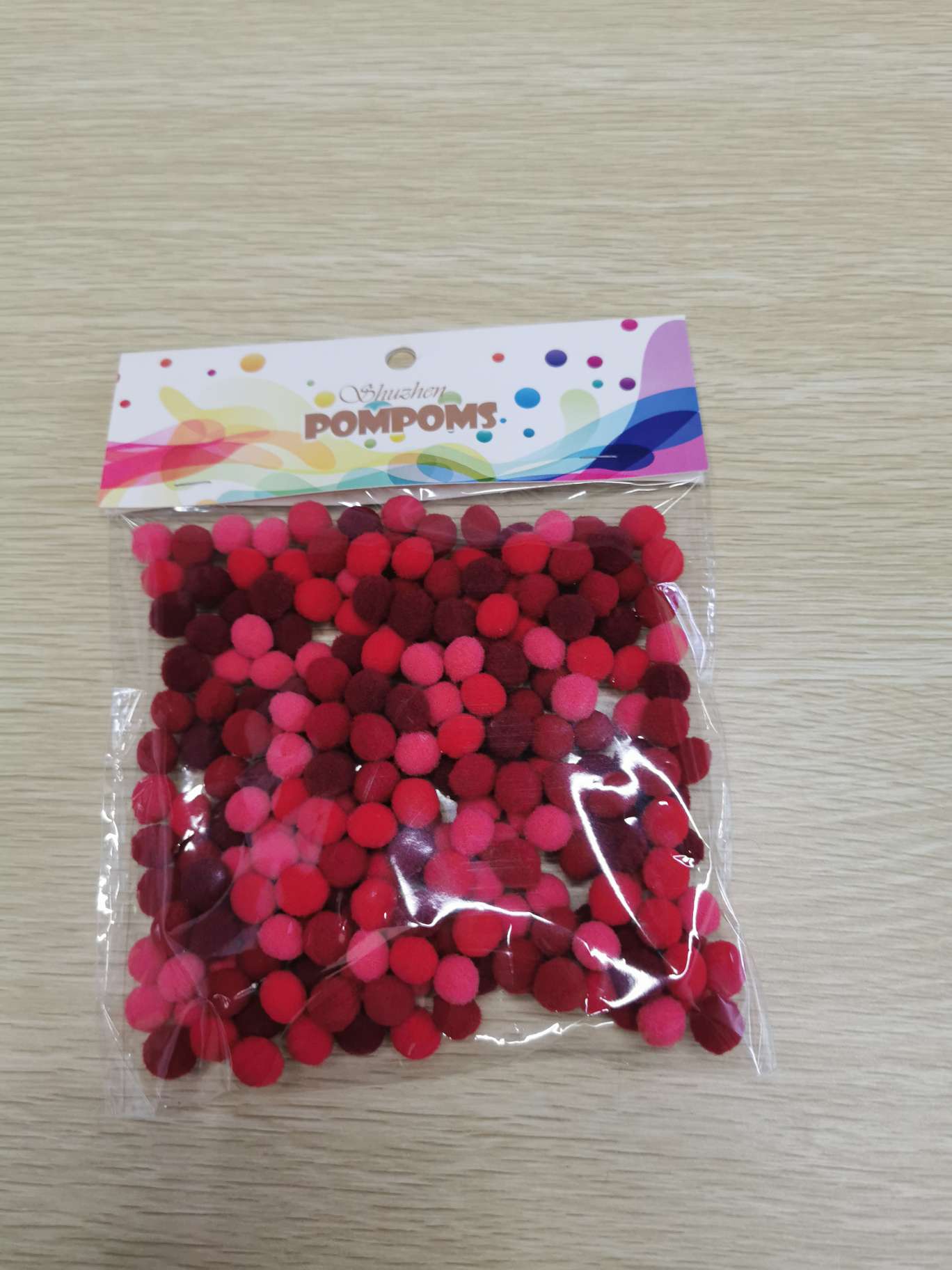 1 Cm Polyester Mixed Color Package Specification drawing