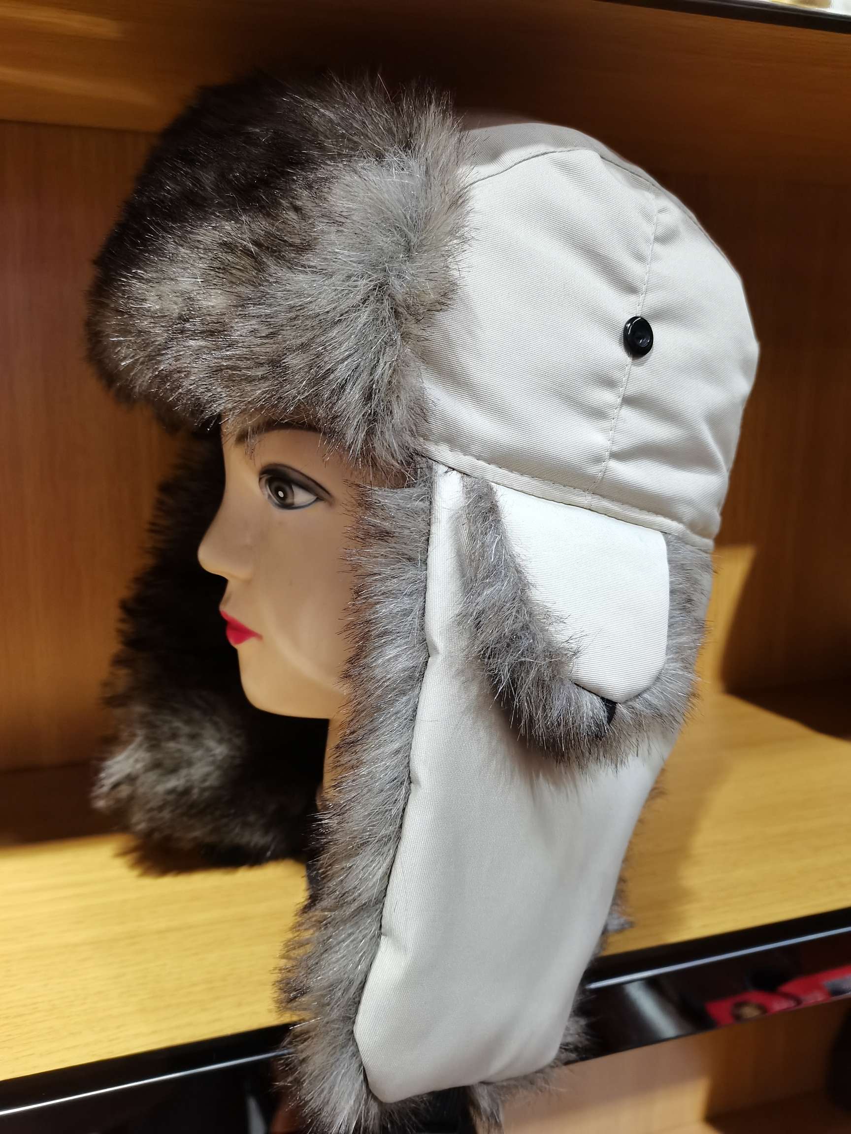 Lei Feng cap, ear-protecting cap, flight cap details Picture