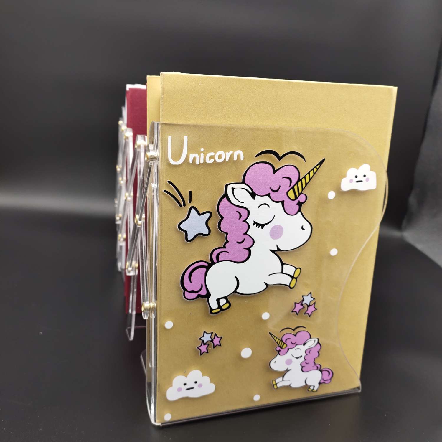 Unicorn Acrylic telescopic bookstand Item Picture