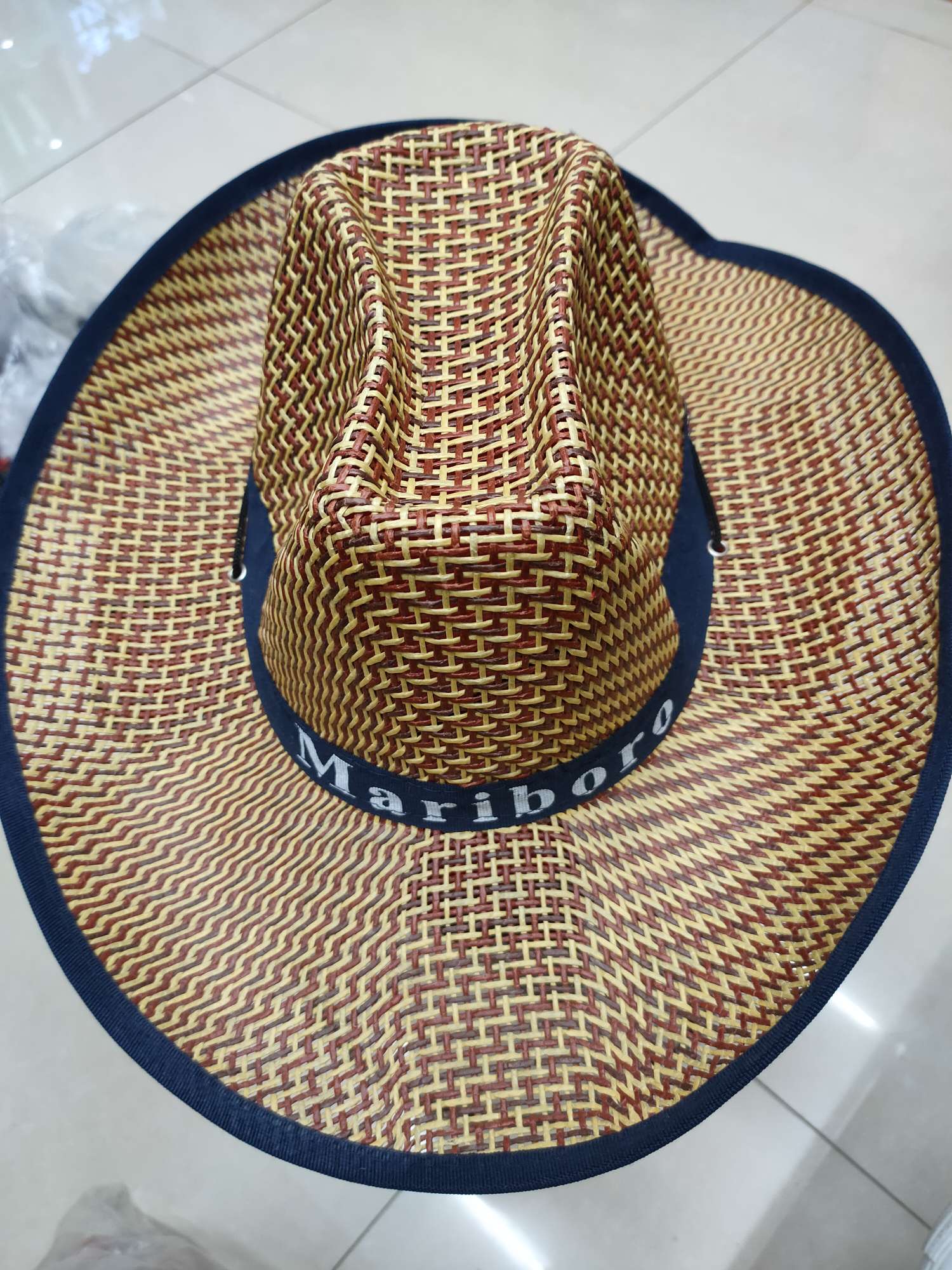 Cowboy hat Men's summer sun hat Sunblock sun hat Outdoor fishing hat straw hat Summer cool hat beach hat