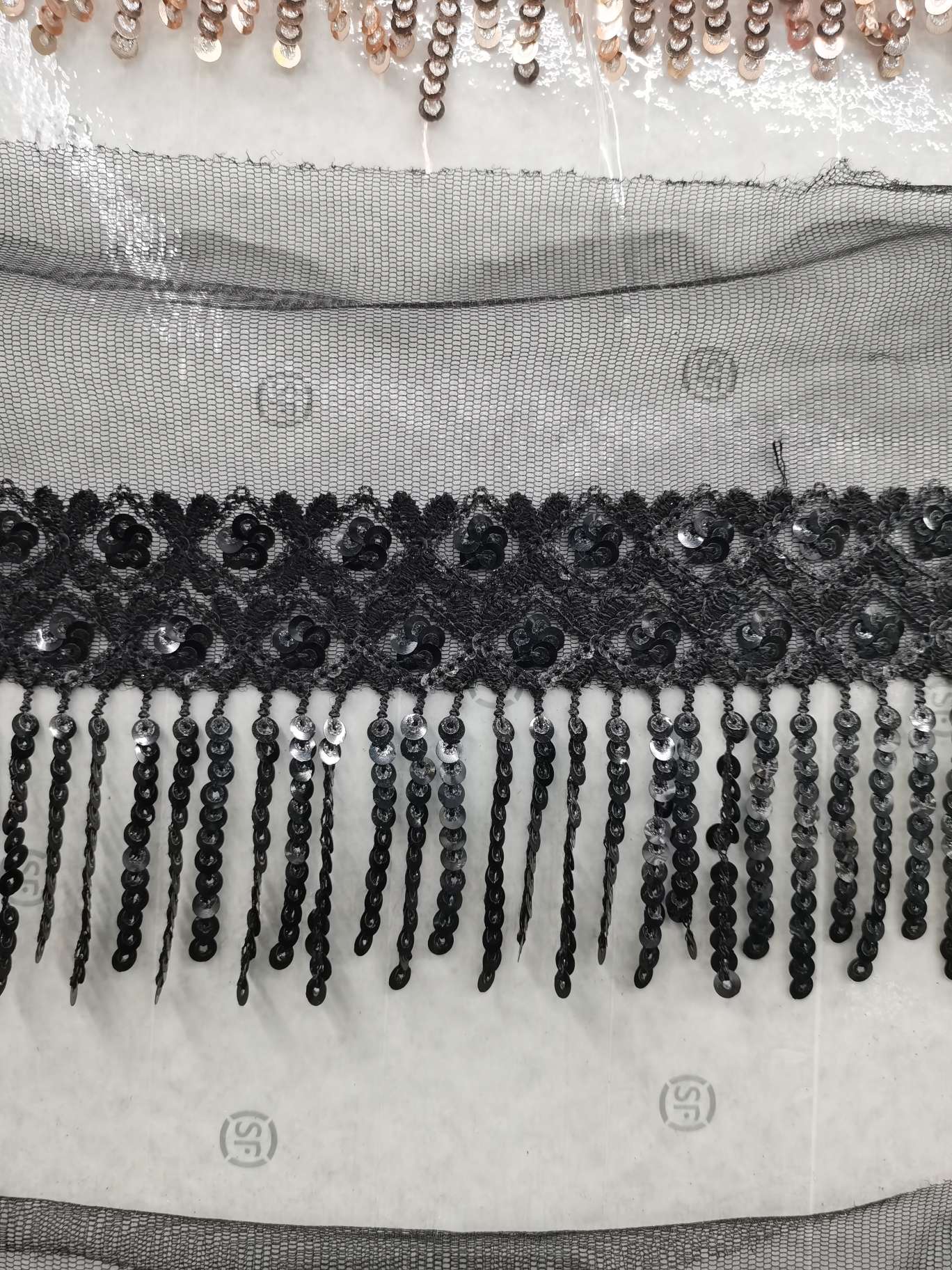 2024 Factory Direct Sales New Release Sequins Flow Comb Lace E