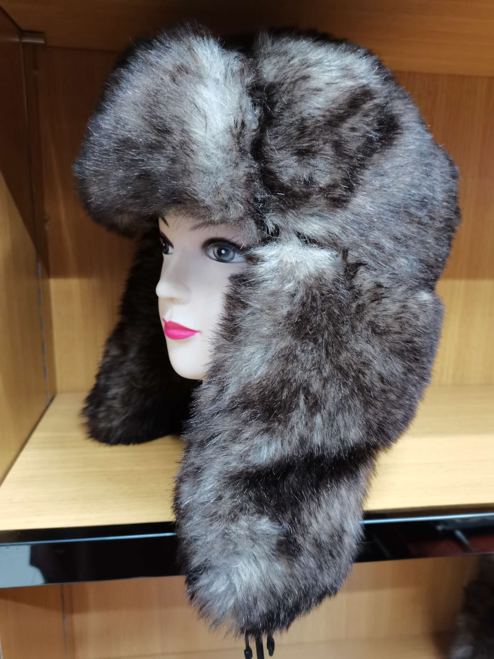 Simulated Lei Feng hat, fashionable snow hat, ear-protecting hat, Northeastern hat, woolen hat details Picture