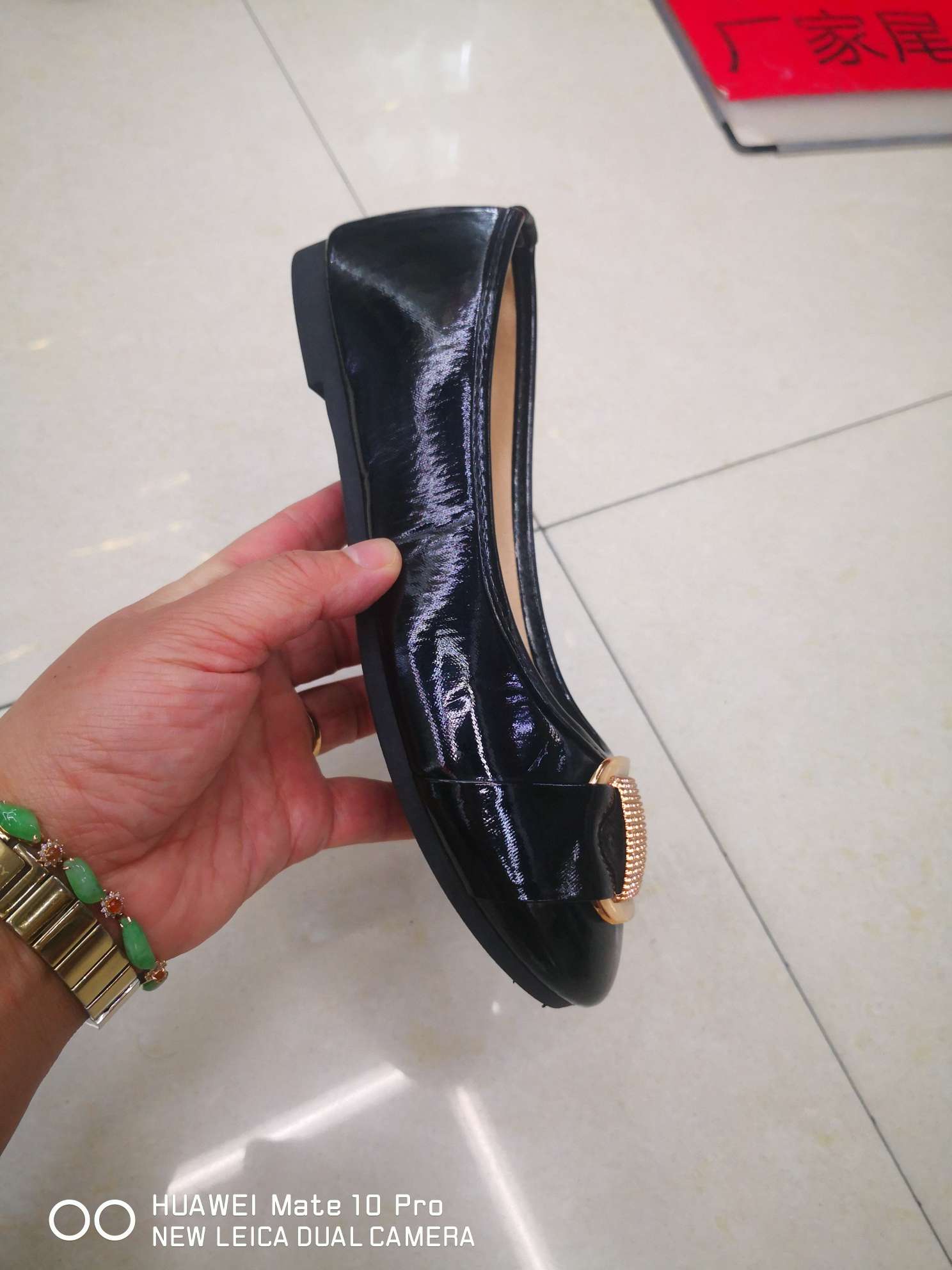 女式休闲单鞋实物图