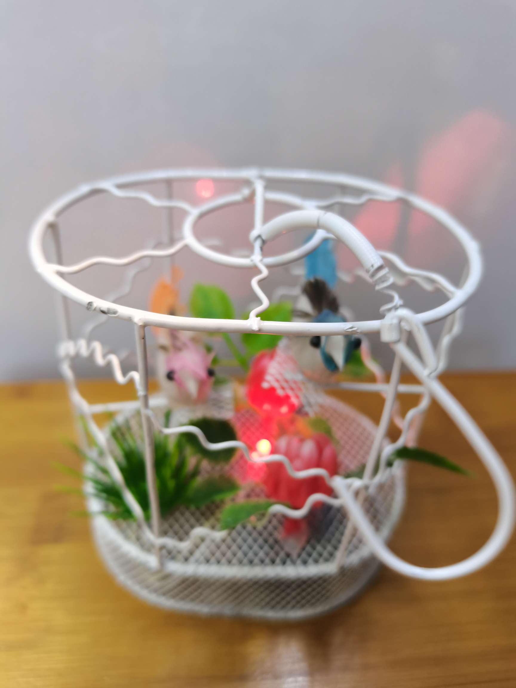 Wrought iron birdcage with voice control thumbnail