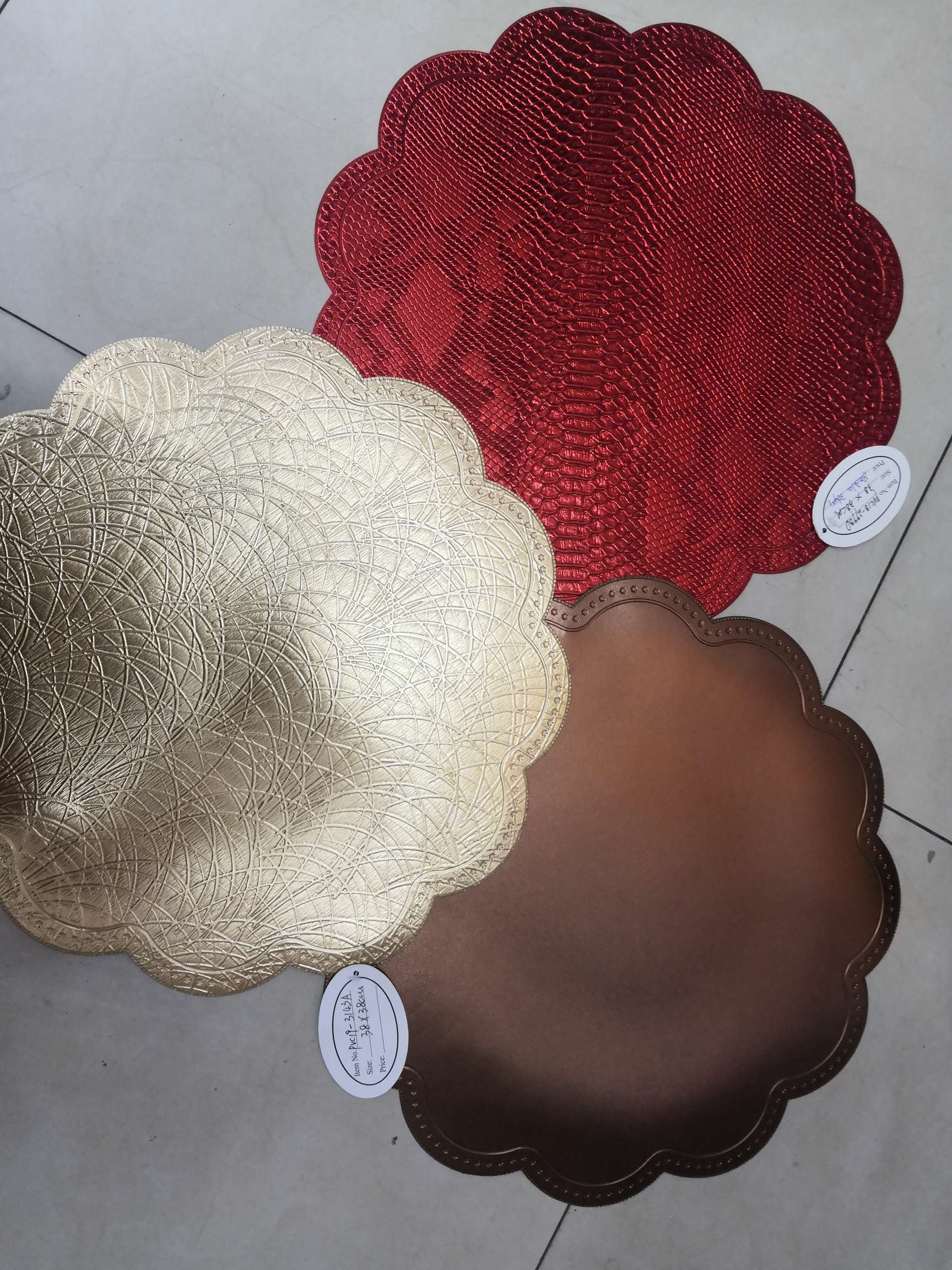 PVC高档餐垫 防油防烫