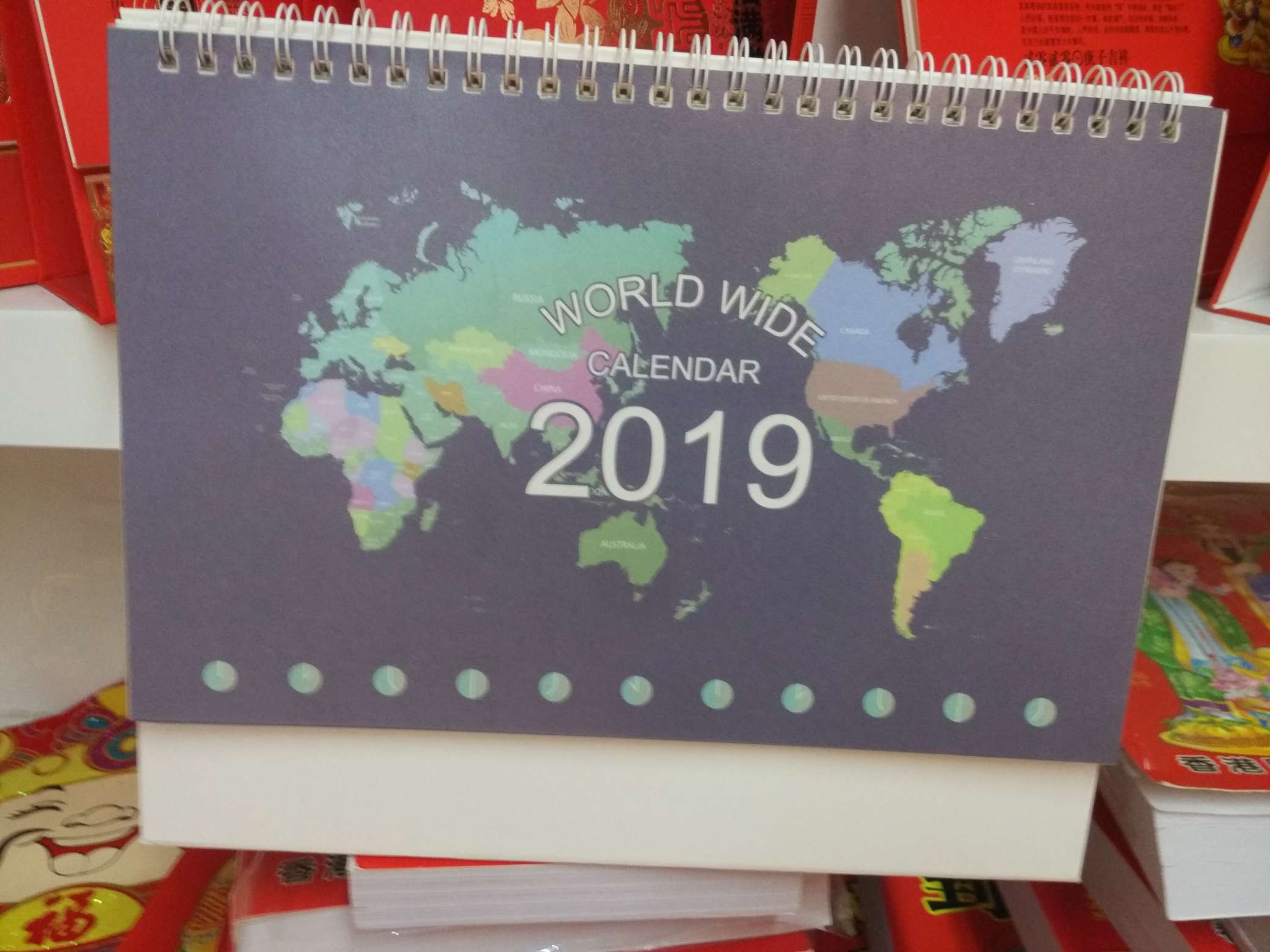 New desk calendar, monthly calendar, office supplies, Spring Festival supplies 01