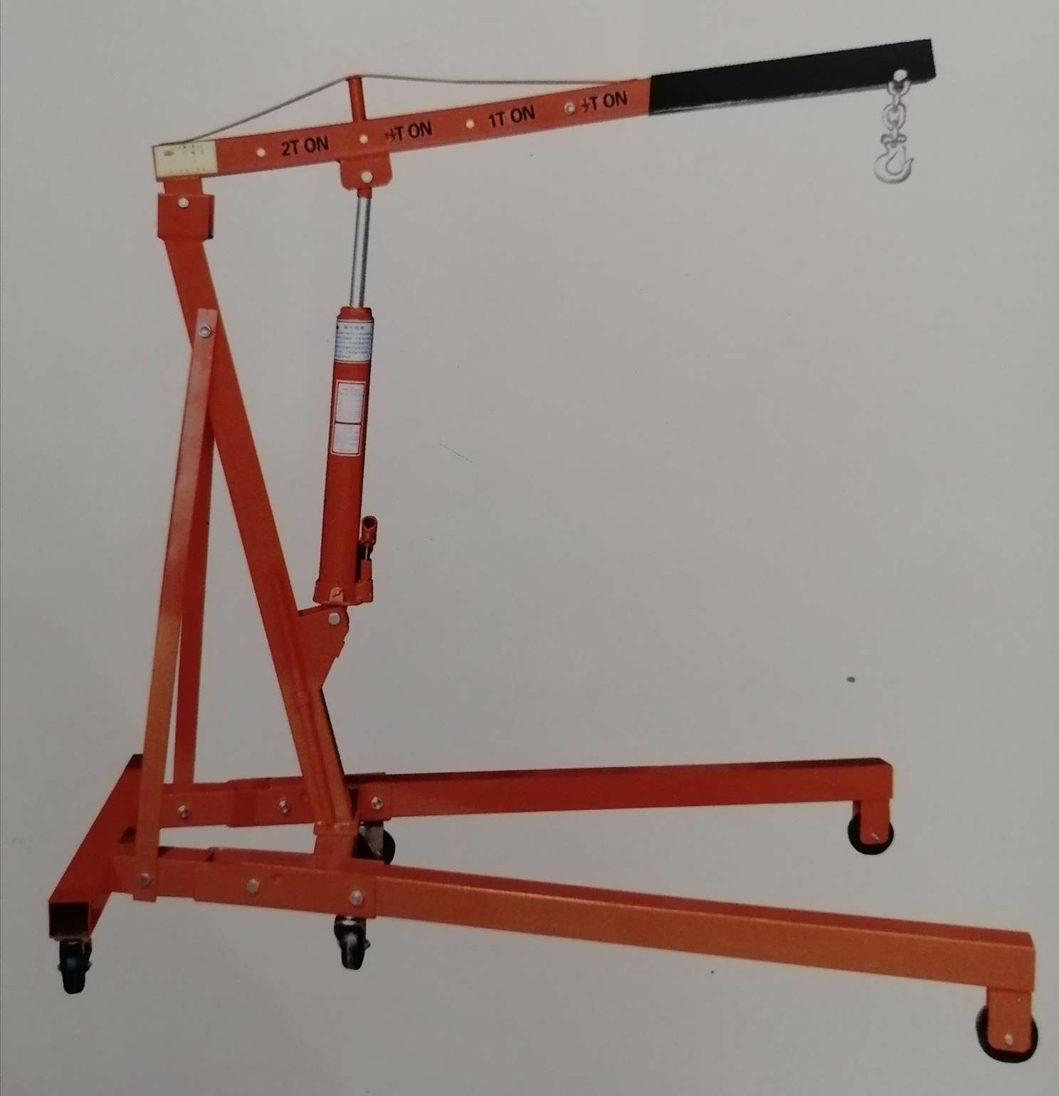 Scenario diagram of folding crane