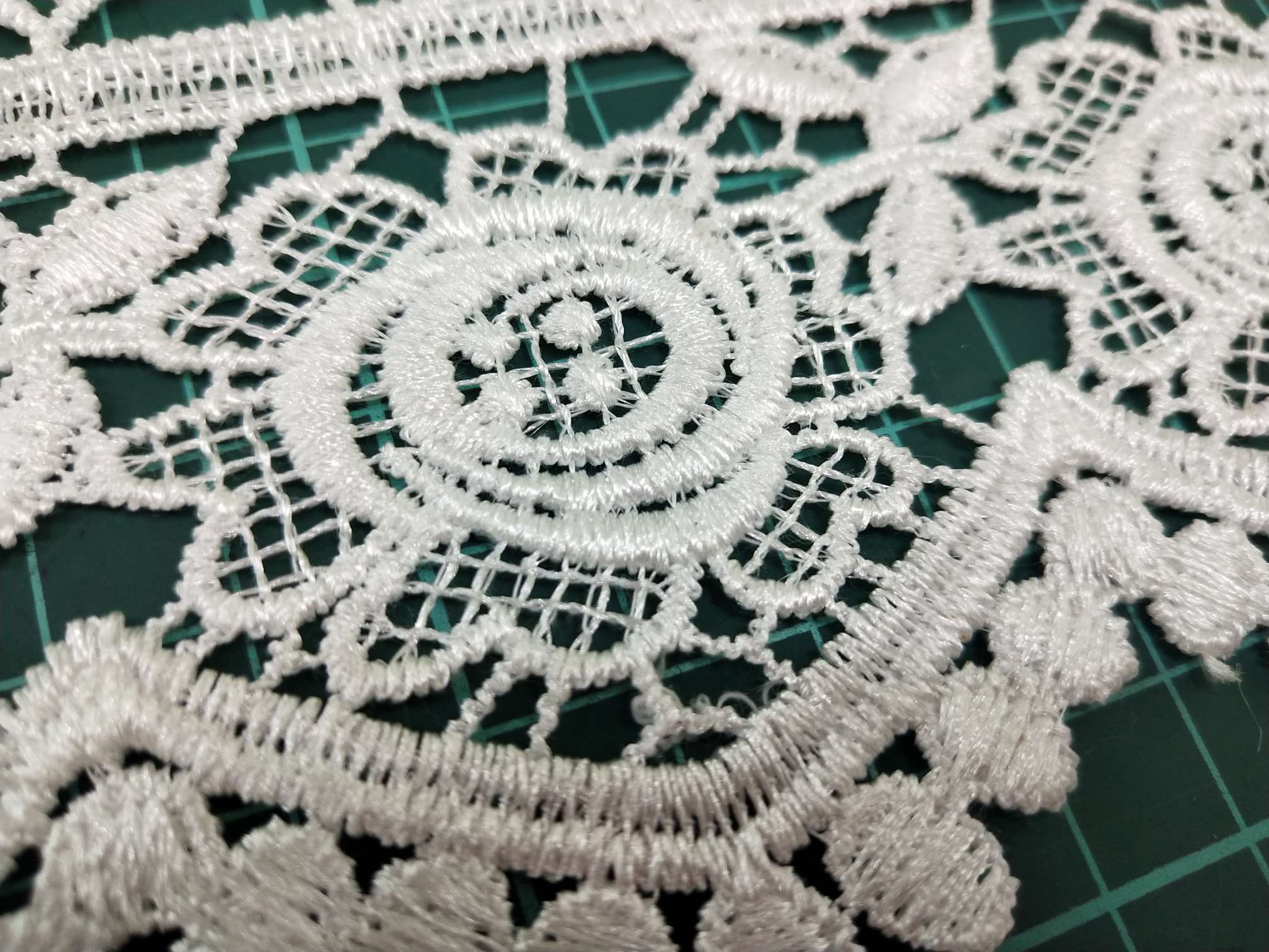 Lace water-soluble lace, rose embroidery, handcrafted clothing accessories details Picture